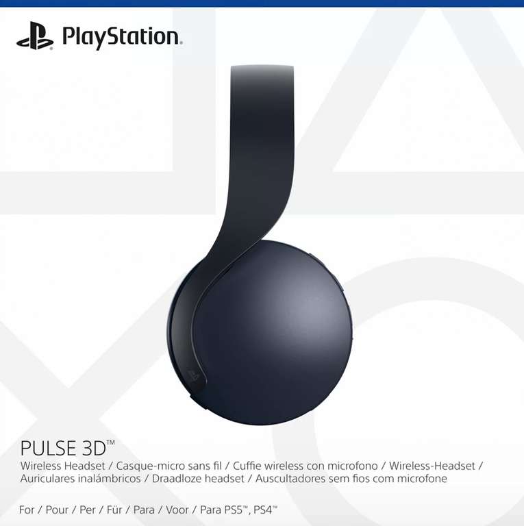 Casque audio sans fil Sony PULSE 3D Midnight Black pour PlayStation 5