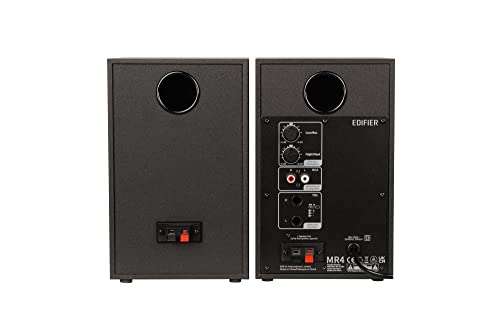 Haut-Parleur de Studio Edifier MR4 Compact 2.0, 42 W, Amplificateur de classe D, Noir ou Blanc (Vendeur Tiers)