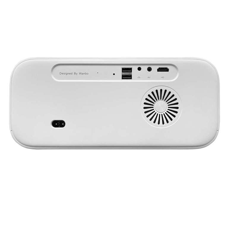 Vidéoprojecteur Wanbo X5 + enceinte 10W - 1080P natif, HDR10, 1100 ANSI, mise au point automatique, WiFi 6, BT 5.0, Audio 2x5W (Entrepôt EU)