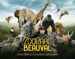 Billet Adulte au Zoo de Beauval - 1 Jour (entre le 28 novembre 2023 au 9 février 2024)