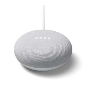 Assistant vocal Google Nest Mini - Galet blanc ou Charbon