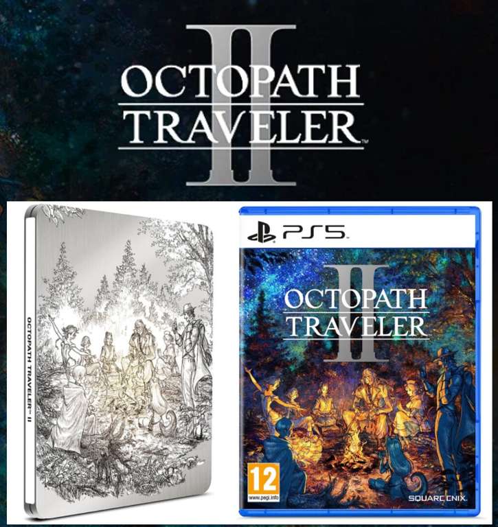 Octopath Traveller II + Steelbook Exclusif sur PS5