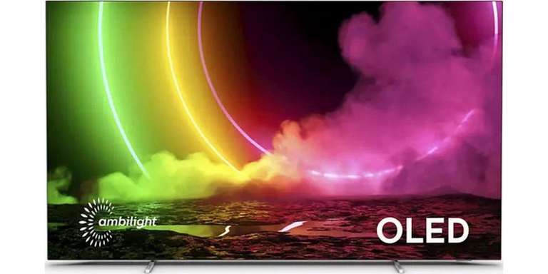 TV OLED 55" Philips 55OLED806 - 4K UHD, 120 Hz, HDR10+, Dolby Atmos, HDMI 2.1, Ambilight 4 côtés, Android TV (Via remise panier)