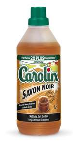 Nettoyant Sols Carolin Perfume Boost Savon Noir - 1L (via Prévoyez Économisez)