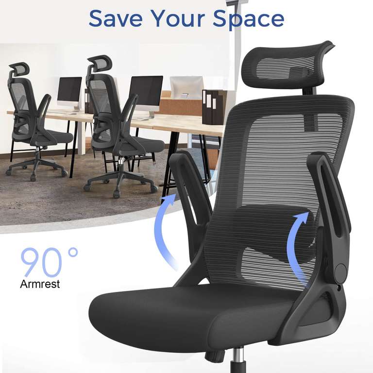 Chaise gaming ergonomique avec coussin lombaire et appui-tête RGB