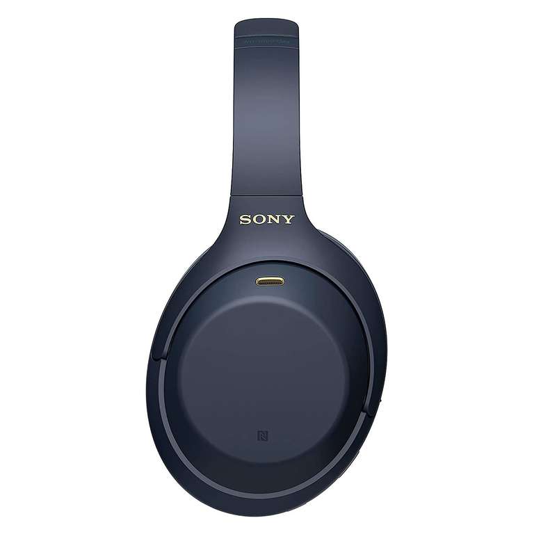 Casque sans fil Sony WH-1000XM4 - Réduction de bruit active, Bleu (+ 30€ cagnottés) - Via retrait magasin