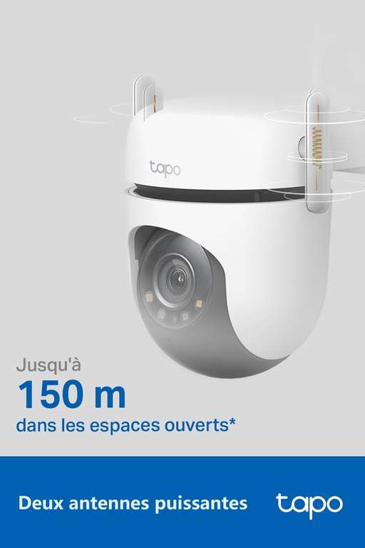 TP-Link Caméra Surveillance WiFi, Tapo C210 Camera ip 2K Panoramique  Inclinable à prix pas cher
