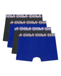 Lot de 4 Boxers Garçon Ecodim Coton Stretch Coloré Dim - Plusieurs Tailles