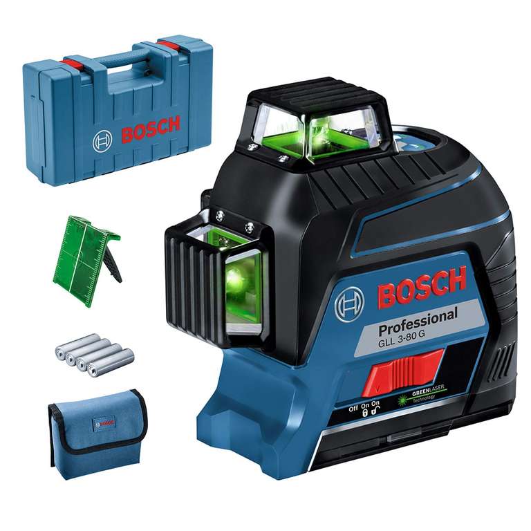 Laser ligne Bosch Professional GLL 3-80 G (Via Coupon)
