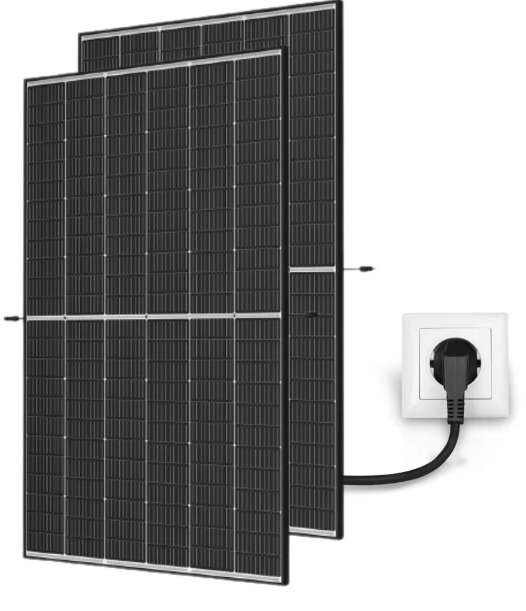Kit Solaire Plug And Play Haute Efficacité : 2 Panneaux QN Solar 450 Wc + Micro-Onduleur APSystems EZ1 800w (upwatt.com)