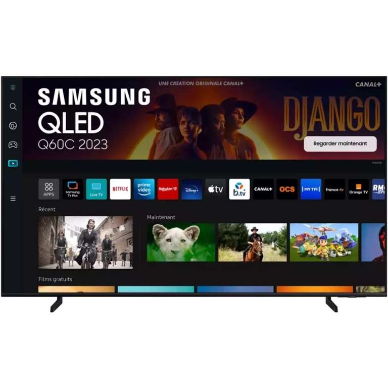 TV 55" Samsung TQ55Q60C (2023) - QLED, 4K UHD, 50 Hz, Quantum HDR, HDR 10+, Micro Dimming Supreme, Smart TV