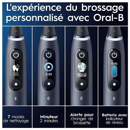 Brosse a Dents Électrique Oral-B iO 9 - Noire - connectée Bluetooth