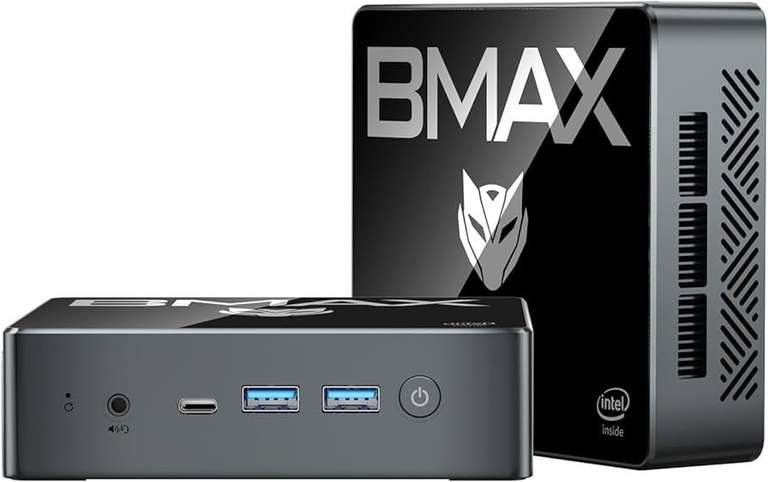 BMAX-B4 Plus Mini PC Windows 11, Intel N100, 16 Go DDR4, 512 Go SSD