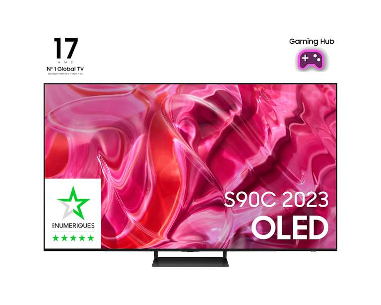 TV 55" Samsung QE55S90C - OLED, 4K, 120Hz, Quantum HDR OLED, Dolby Atmos, FreeSync Premium, ALLM/VRR, Smart TV