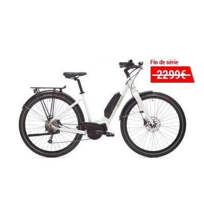 Vélo de ville électrique Beeq C500 Trekking Blanc Simano E5000 - Altus
