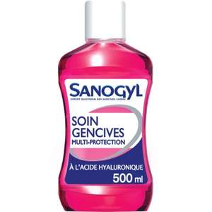 Bain de bouche Sanogyl soin gencives multi-protection - 500ml (différentes variétés)