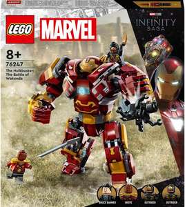 Sélection de Lego en promo - Ex: Lego Marvel - Hulkbuster: la bataille du Wakanda (385 pièces, 4 figurines, 76247) + 1,90€ de RP (Carrefour)