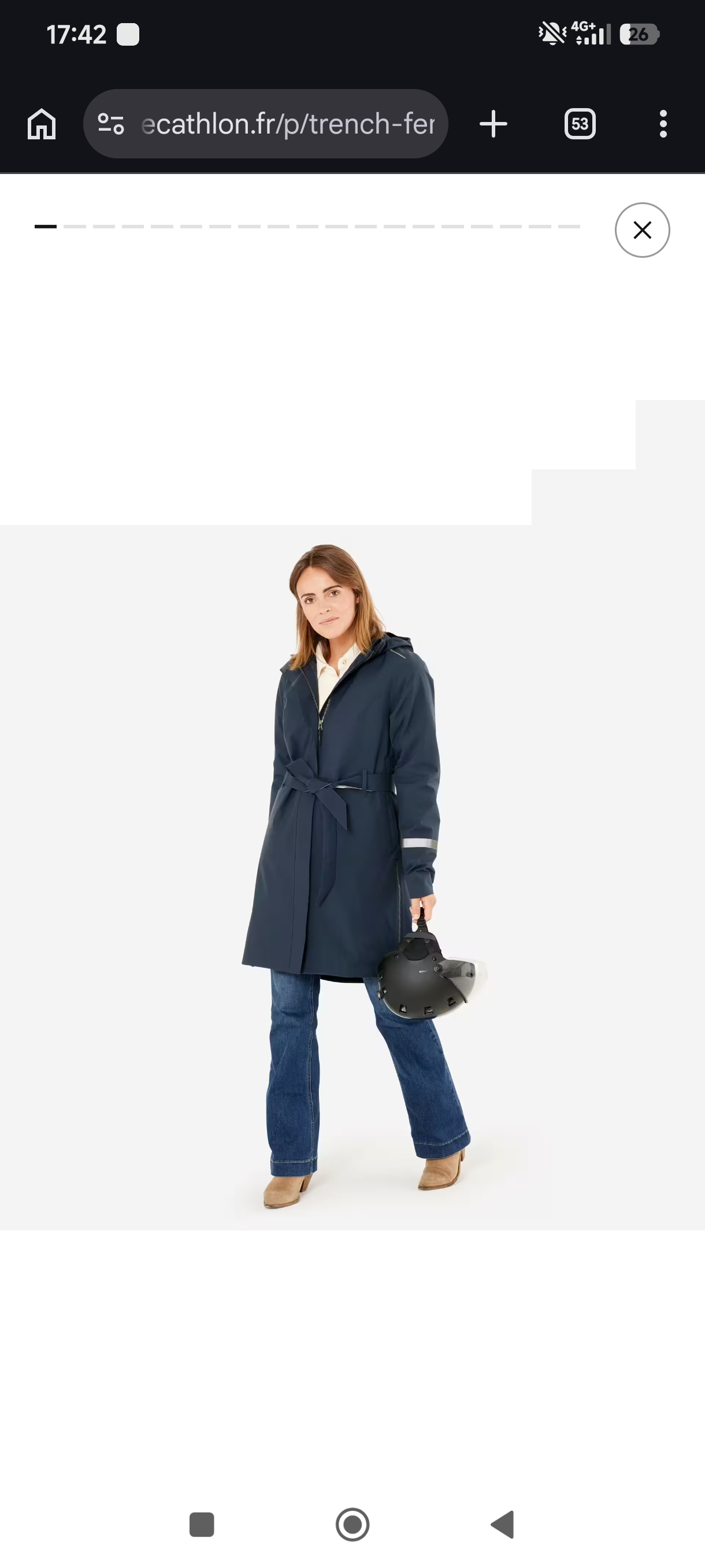 Trench femme imperméable avec capuche - 