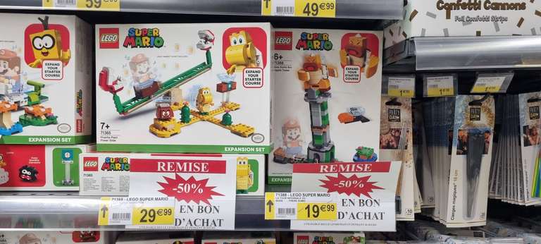50% offerts en bon d'achat sur une sélection sets Lego Mario, Friends & City - Forbach (57)