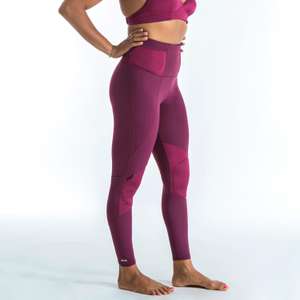 Legging multi-sports Olaian Melissa - Anti UV UPF50+, avec mousses amovibles hanches & genoux, taille haute (XS à 5€ / autres tailles 9€)