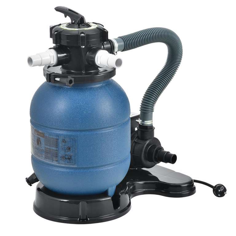 Pompe Filtre à Sable pour Piscines 12-20 m³ 400 W Plastique Cuivre Bleu Pro.tec (Vendeur tiers)