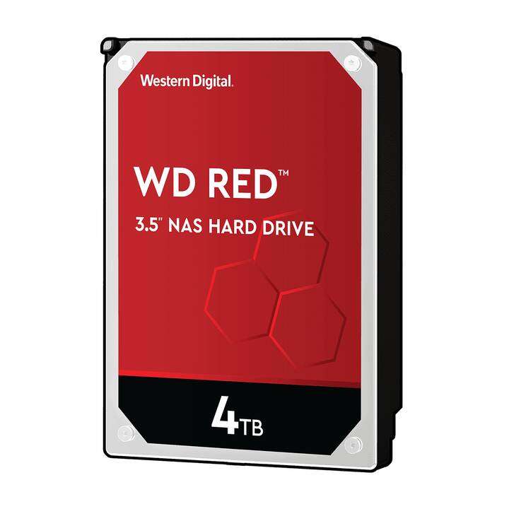 Disque dur interne 3.5" Western Digital WD Red SATA III (WD40EFAX) - 4 To, Cache 256 Mo, 5400 tpm (Frontaliers Suisse)