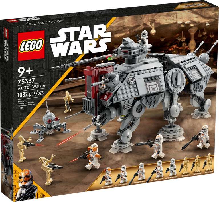 Jeu de construction Lego Star Wars (75337) - Le Marcheur at-Te (Via coupon 20€)