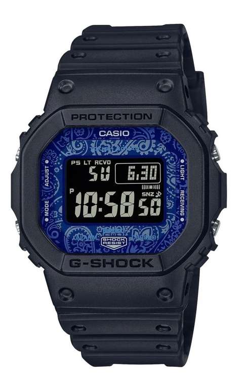 Montre Solaire Radiopilotée Casio G-Shock Origin GW-B5600-2ER - Noir et Bleu, Bluetooth, 20 bars (Vendeur tiers)