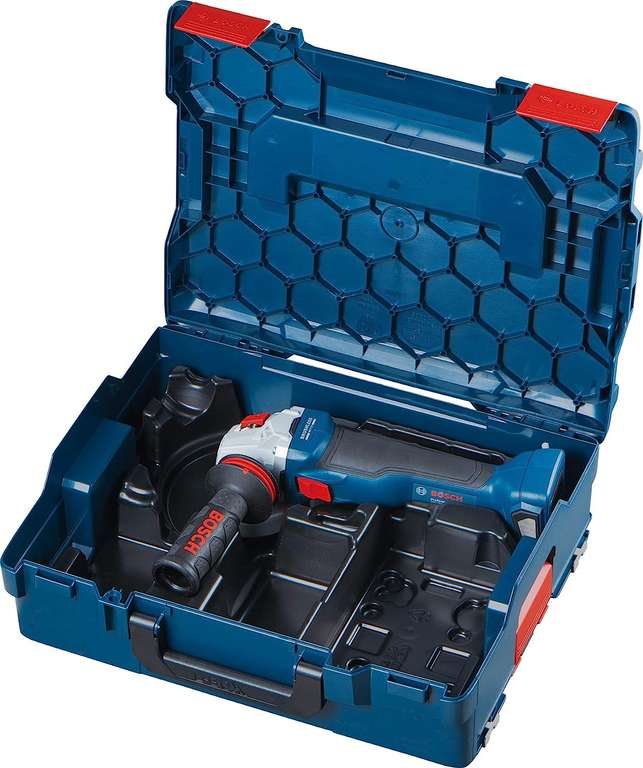 Meuleuse angulaire Bosch Professional GWS 18V-10 solo + L-BOXX h - sans batterie et chargeur (Via coupon)