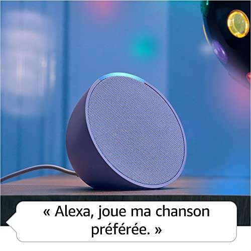 Haut-parleur intelligent  Echo Dot (3e génération) avec Alexa -  Anthracite (lot de 2) 