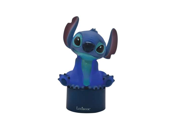 Veilleuse avec Haut-Parleur Lexibook Disney Stitch NS01D - Changement de Couleur, lumière Douce, Bleu