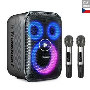 Enceinte Karaoke Party Tronsmart Halo 200 - 120W avec 2 Microphones sans fil- Black (Stock Europe)