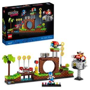 Jouet Lego Ideas 21331 Sonic the Hedgehog– Green Hill Zone, Niveau du Jeu Vidéo