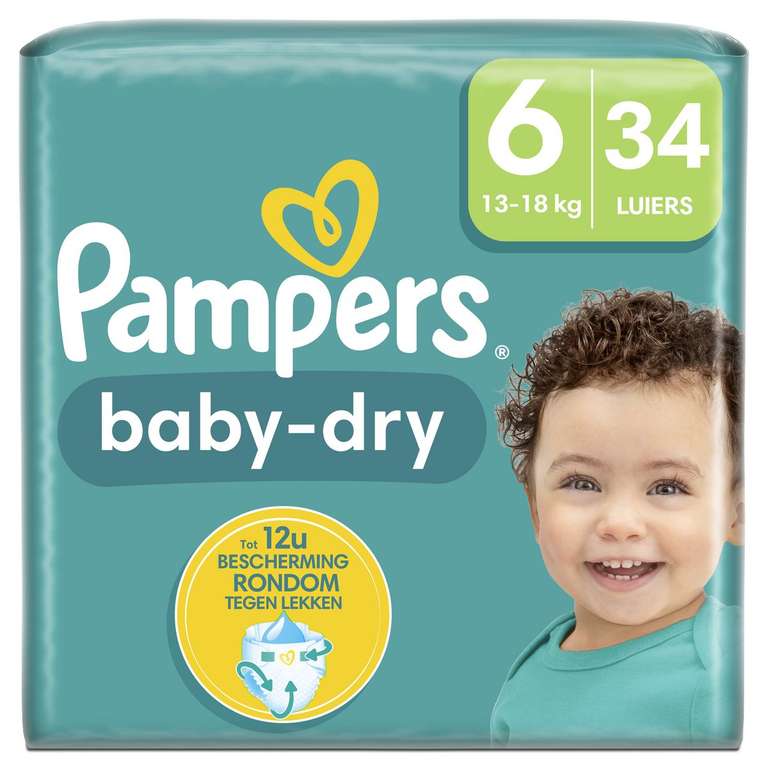 Paquet de 34 Couches Pampers Baby-Dry - Taille 6, Drive Auchan Marlenheim 67)