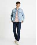 Veste en jean Homme - 100% Coton - Bleu ou blanc (du XS au XXL)