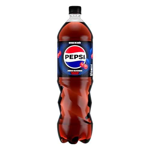 Pepsi Zéro Sans Sucres Saveur Cerise 6 Bouteilles de 1,5L