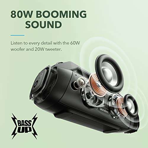 Enceinte portable Soundcore Anker Motion Boom Plus (Vendeur Tiers)