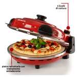 Mini four à Pizza Ariete 919 - 1200W, 5 Niveaux de cuisson - Rouge