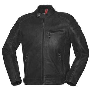 Blouson de moto homme IXS Classic LD Cruiser - Noir, cuir, Plusieurs Tailles Disponibles
