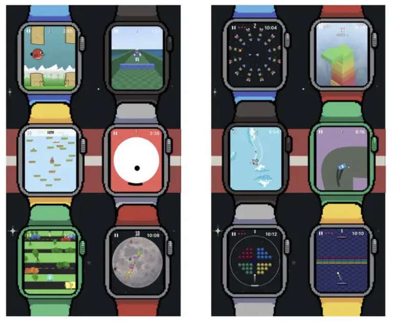 Pack jeux Retro Twist pour Apple Watch - Iphone - Ipad