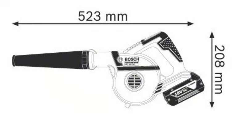 [Prime] Souffleur Bosch Professional GBL 18V-120 (sans batterie)