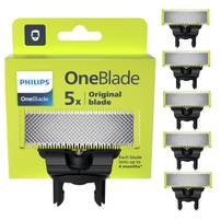 Lot de 5 Lames Philips OneBlade modèle QP250/50 (Via Abonnement Prévoyez & Economisez)