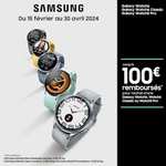 Montre connecté Samsung Galaxy Watch6 Classic 4G 47mm (Grise ou Noire) + Chargeur (Via 30€ coupon + 80€ ODR)