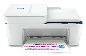 Imprimante tout-en-un HP Deskjet 4130e - Jet d'encre, Couleur, Scanner + 6 mois d'abonnement à Instant Ink