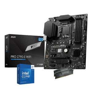 Processeur Intel Core i7-14700KF + Carte mère MSI PRO Z790-S WIFI + RAM Corsair 32 Go