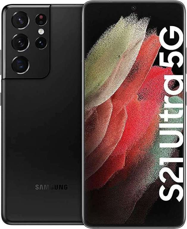Smartphone 6.8" Samsung Galaxy S21 Ultra 5G, Version Européenne G998B - Amoled 120Hz, Exynos 2100, 12Go RAM, 128Go (+47.81€ en RP)