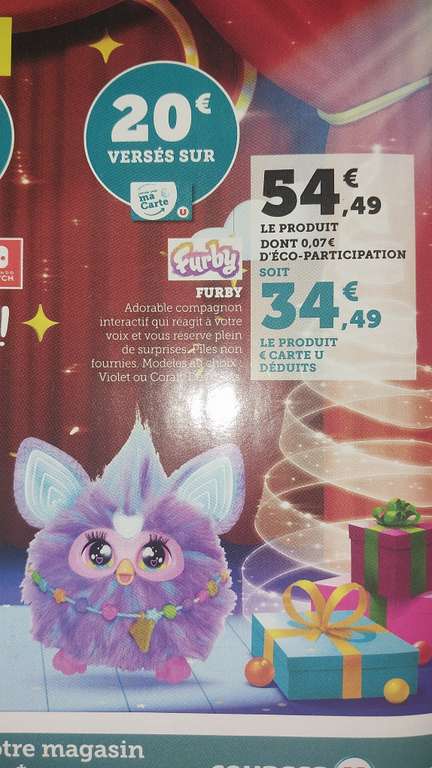 Peluche Interactive Hasbro Furby (Via 30.89€ sur la Carte de Fidélité -  Magasins Participants) –