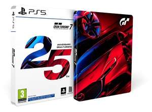 Gran Turismo 7 - Édition 25ème Anniversaire (Disque PS5 + Code de téléchargement PS4 + Steelbook Exclusif)