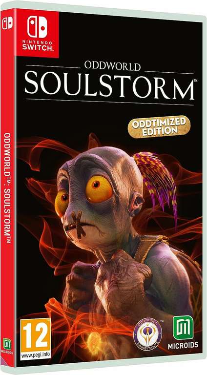 Oddworld Soulstorm Limited Oddition sur Nintendo Switch (Le jeu + Boîte métal de rangement de jeux + Art Prints)