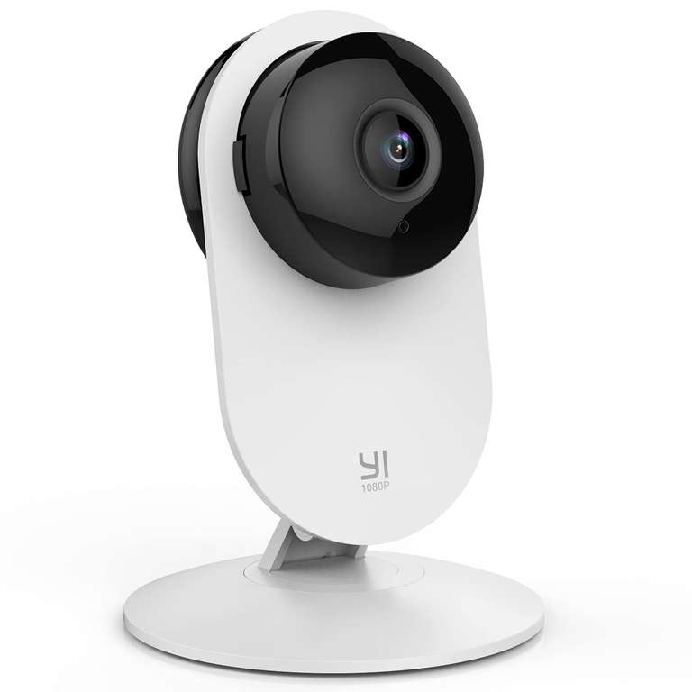 Caméra de surveillance YI Home 1080p - Grand Angle, Nocturne, Détection de Mouvements, µSD, WiFi
